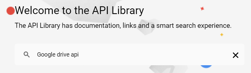 Searching for api's on Google Cloud